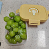 沃德百惠（WORTHBUY）飯盒食品級分格便當(dāng)盒可微波加熱飯盒上班族學(xué)生便攜專用分格飯盒 黃色長方形-單格760 ml 曬單實(shí)拍圖