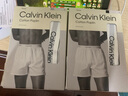 Calvin Klein內(nèi)衣25春夏新款男士純棉府綢ck寬松阿羅褲家居平角內(nèi)褲男NM2831 VTD-白底字母 1條 M 曬單實(shí)拍圖