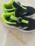 ADIDAS阿迪達(dá)斯 童鞋25春季新款男女大小童經(jīng)典旋轉(zhuǎn)按鈕運(yùn)動(dòng)休閑鞋 JI1694  黑色/金屬銀亮/檸檬黃 32 適合腳長19.5cm 曬單實(shí)拍圖
