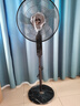 格力（GREE）電風扇家用大風量落地扇立式節(jié)能電扇客廳臥室宿舍搖頭定時空氣循環(huán)風扇臺地兩用排氣扇空調(diào)伴侶 【黑色】16吋大扇葉大風量經(jīng)典款 4012-WG 曬單實拍圖