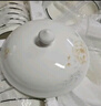 浩雅78頭碗碟套裝中式景德鎮(zhèn)餐具套裝陶瓷喬遷送禮金枝玉葉富貴煲 曬單實(shí)拍圖