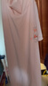 浪莎女童睡裙夏季莫代爾兒童睡衣公主裙子中大童家居服寶寶空調(diào)服女孩 粉色草莓-粉色 150 建議56-68斤 曬單實(shí)拍圖
