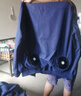維曼芬夏季降溫空調(diào)服帶風(fēng)扇的衣服戶外防暑充電制冷勞保工人工地工作服 【半導(dǎo)體制冷】1套+2風(fēng)扇藏青2件 L 推薦110-125斤 曬單實(shí)拍圖