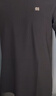 KOLON SPORT/可隆戶外短袖T恤 男子接觸涼感防曬UPF50+輕薄彈力上衣 LHRT5AN187-BK 黑色 2XL185/104A 曬單實拍圖