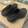 卡賓4D打印拖鞋男夏季官方正品包頭休閑半拖洞洞鞋鏤空透氣防滑沙灘鞋 黑色 41 曬單實拍圖