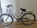 飛鴿（FLYING PIGEON）飛鴿自行車日式禧瑪諾內(nèi)三速大中學(xué)生車城市通勤變速休閑復(fù)古單車 日式-禧瑪諾內(nèi)三速-不銹鋼-銀色 曬單實拍圖