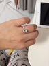 金宙18k金人工培育鉆石婚戒祖母綠戒指求婚鉆戒鉑金戒指節(jié)日送女友禮 18K金培育鉆D/IGI證書(shū)禮盒 1克拉 曬單實(shí)拍圖