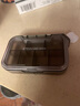 德國品質(zhì)藥盒便攜式分裝一周七天一日三餐迷你隨身藥品密封 4格/煙雨灰【防潮便攜+食品級材 曬單實拍圖