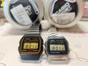 卡西歐（CASIO）復(fù)古經(jīng)典學(xué)生運動防水情侶夜光電子表 中性風(fēng)小方塊A158/A168 A158WA-1D（主推） 曬單實拍圖