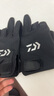 達億瓦（DAIWA）DG-8322CS 吸汗速干手套 網(wǎng)眼透氣露指釣魚手套 釣魚服飾 露3指 黑色 均碼 曬單實拍圖