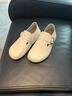 百麗（Belle）周雨彤同款全麥吐司新款內增高鞋子女款全包勃肯鞋B7Z2DAM6預售 米白-單里（1代） 38 曬單實(shí)拍圖