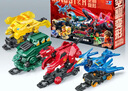 奧迪雙鉆（AULDEY）量子戰(zhàn)隊(duì)聯(lián)動(dòng)爆裂飛車禮盒4只裝空翻變形男孩女孩玩具生日禮物 曬單實(shí)拍圖