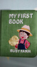MY FIRST BOOK寶寶布書撕撕書蒙氏早教1-6歲嬰幼兒農場主題土豪書益智玩具 曬單實拍圖
