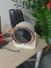 品牌驅(qū)動者臺式USB充電風(fēng)扇桌面超靜音辦公學(xué)生宿舍家用循環(huán)風(fēng)扇 象牙白-僅插電使用-五檔調(diào)節(jié) 曬單實(shí)拍圖
