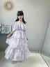 卡怡兒女童連衣裙夏裝2025新款女孩夏季時(shí)髦洋氣公主裙兒童雪紡超仙裙子 2353紫色 送鎖骨項鏈+珍珠發(fā)箍 140 曬單實(shí)拍圖