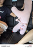 艾布與棉花汽車(chē)頭枕頸枕車(chē)用靠枕兒童車(chē)上睡覺(jué)神器后排安全帶防勒脖車(chē)載抱枕 粉兔抱枕-單個(gè) 【把手托付】 曬單實(shí)拍圖
