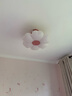 梵季（Fanji）兒童房燈女孩輕奢皇冠臥室燈吊燈溫馨浪漫led吸頂燈ins少女房間燈 吸頂粉50CM智能語音+APP+遙控 無規(guī)格 曬單實(shí)拍圖