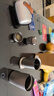 Ti artisan鈦工匠純鈦旅行茶具套裝戶外露營便攜鷹嘴泡茶器雙層快客杯鈦水杯 一壺四杯+收納盒 曬單實(shí)拍圖