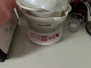 思怡YYD-9A智能預(yù)約隔水電燉鍋電燉盅寶寶煮粥鍋小燉鍋BB煲燉燕窩 白色 0L 曬單實(shí)拍圖