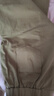 茵曼純棉休閑高腰闊腿褲2025秋女裝新款顯瘦寬松西裝褲 卡其色 29 曬單實拍圖