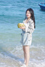 心楠2025新款韓系藍色格子襯衫女裝設(shè)計感小眾襯衣寬松休閑長袖外套 M碼【建議95-110斤】 曬單實拍圖