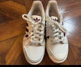 adidas NY 90 STRIPES經(jīng)典運(yùn)動(dòng)板鞋男女春季新款阿迪達(dá)斯三葉草 漢玉白/紅色/金色   39 曬單實(shí)拍圖