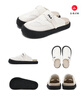FILA 斐樂官方女鞋SMILA摩登拖鞋2025夏季新款元?dú)馔闲蓍e勃肯鞋 豆腐白-TF 37.5 曬單實(shí)拍圖