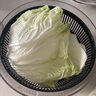 AILUKI日本蔬菜脫水器家用手動沙拉甩干機果蔬甩水菜籃洗水果瀝水藍(lán) 【中心按壓款】白色-小號3L 曬單實拍圖