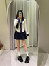 CHERY KALLY輕奢厚底深口單鞋女2025年夏季百搭增高鞋高級潮流小皮鞋女 松露黑 35 曬單實拍圖