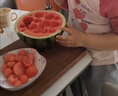 京鮮生 無(wú)籽麒麟西瓜 1粒裝 單果5-7斤  生鮮水果 曬單實(shí)拍圖