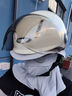 YEMA 3C認(rèn)證359S電動(dòng)摩托車頭盔男女夏季防曬半盔四季通用安全帽新國(guó)標(biāo) 卡其花+咖短 曬單實(shí)拍圖