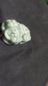 金玉蘭香天然A貨翡翠霸王貔貅吊墜冰種玉石男士掛件女款玉器 翡翠豆綠 霸王貔貅男款 貔貅 曬單實拍圖