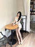 乖甜星氣質(zhì)吊帶連衣裙夏季新款ins法式收腰顯瘦辣妹釘鉆高腰短裙子 白月光 S 70-95斤 曬單實(shí)拍圖