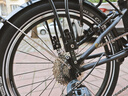 大行（DAHON）折疊自行車配件單車后座架16-20寸車貨架P8K3公路車可調(diào)行李架山地車合金尾架 黑色V剎貨架 曬單實(shí)拍圖