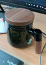 富光泡茶杯茶水分離高硼硅玻璃杯辦公室喝茶水杯子男士花茶杯500ML 曬單實(shí)拍圖