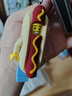 LEGO樂高鯊魚人香腸人香蕉人兔子宇航員玩偶積木LED燈電筒鑰匙扣 熱狗人發(fā)光鑰匙扣 曬單實拍圖