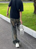 馬克華菲老爹鞋男鞋夏季透氣純色朋克厚底增高男鞋運動休閑鞋子男情侶款 白色【男款】 40 曬單實拍圖