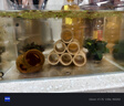 共度（Gong Du）魚(yú)缸躲避屋魚(yú)蝦躲避洞迷你鸚鵡鯛罐窩魚(yú)繁殖罐紫砂陶罐造景小擺件 奶白【六通】 曬單實(shí)拍圖