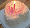 知印夏日限定女生生日蛋糕禮物同城配送動(dòng)物淡奶油禮物女新鮮全國同城 愛心蛋糕幸福 6英寸（適合1-3人） 曬單實(shí)拍圖