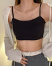 莫代爾隱形內(nèi)衣女粉底液抹胸?zé)o痕冰絲防走光2025新款胸罩文胸一體吊帶夏 粉底膚 【抹胸款】 M 80-110斤 曬單實拍圖