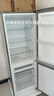 海爾（Haier）冰箱出品雙開(kāi)門(mén)二門(mén)177升冰箱家用小型冰箱租房省電不占地冷藏冷凍兩用統帥家用小冰箱 以舊換新 177升雙門(mén)冰箱節能省電 兩天約用1度電 曬單實(shí)拍圖