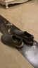 斯凱奇（Skechers）閃穿鞋男鞋秋季休閑鞋一腳蹬商務(wù)板鞋軟底豆豆鞋帆布鞋210959 曬單實(shí)拍圖