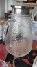 青蘋果【采銷推薦】加厚冷水壺玻璃涼水壺家用耐高溫泡茶壺涼水杯套裝 【升級鋼蓋】錘紋壺1.8L 曬單實拍圖