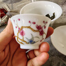 末都景德鎮手繪粉彩茶杯主人杯單個(gè)陶瓷功夫茶具品茗杯小號花神梅花杯 清梅疏影（品茗杯）禮盒裝 曬單實(shí)拍圖