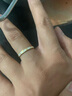 中國珠寶小王子與玫瑰花黃金戒指情侶款足金對戒七夕情人節(jié)禮物送女友老婆 足金小王子玫瑰戒指+品牌禮盒 女戒-金重約2g 曬單實拍圖