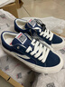 VISION STREET WEAR Odd Astley Pro海軍藍低幫翻毛皮帆布鞋滑板鞋男女 藍色 41 曬單實(shí)拍圖