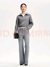 VEROMODA【超模褲】牛仔褲女2025新款原色復古高腰直通喇叭褲 淺牛仔灰色 M 曬單實拍圖