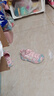 芭比童鞋女童夏季網(wǎng)鞋透氣女孩運動(dòng)鞋戶(hù)外跑步鞋學(xué)生DA6813 粉色  29  曬單實(shí)拍圖