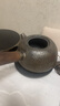 山本堂日本進(jìn)口砂鐵壺純手工鐵壺煮茶器鑄鐵泡茶壺家用煮茶壺套裝 側(cè)の把砂鐵壺 600ml 慢工佳品 曬單實拍圖