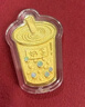周大福藏金家半糖主義奶茶足金黃金金條金片(工費(fèi):0計(jì)價(jià))EOF804 足金 約10.03g 曬單實(shí)拍圖